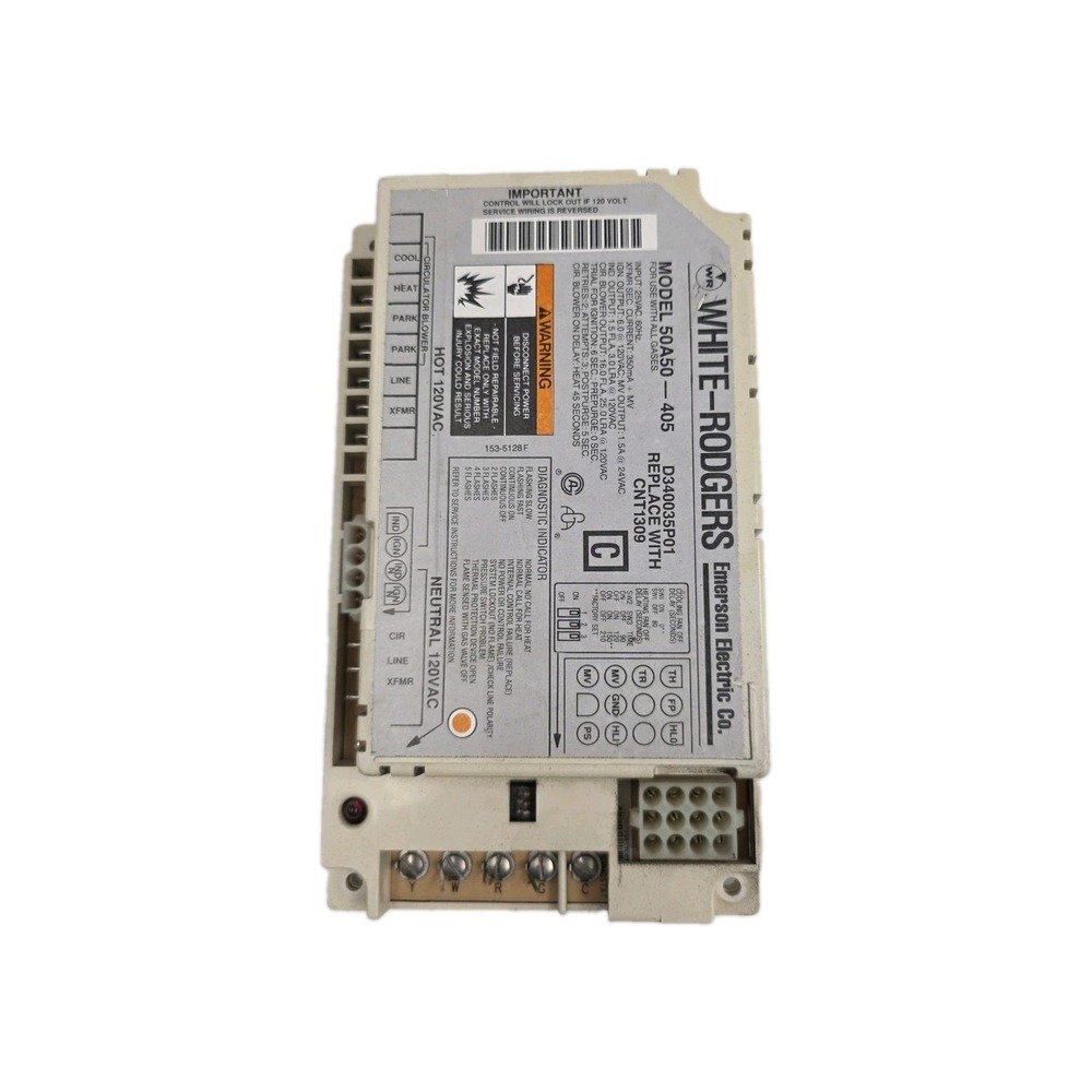 50A50-405 Furnace Control CNT1309 Circuit Board D340035P01